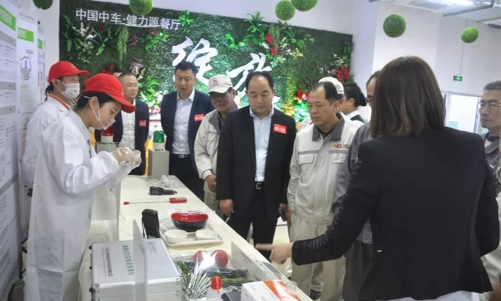 中車領導了解我公司的食品安全檢測措施